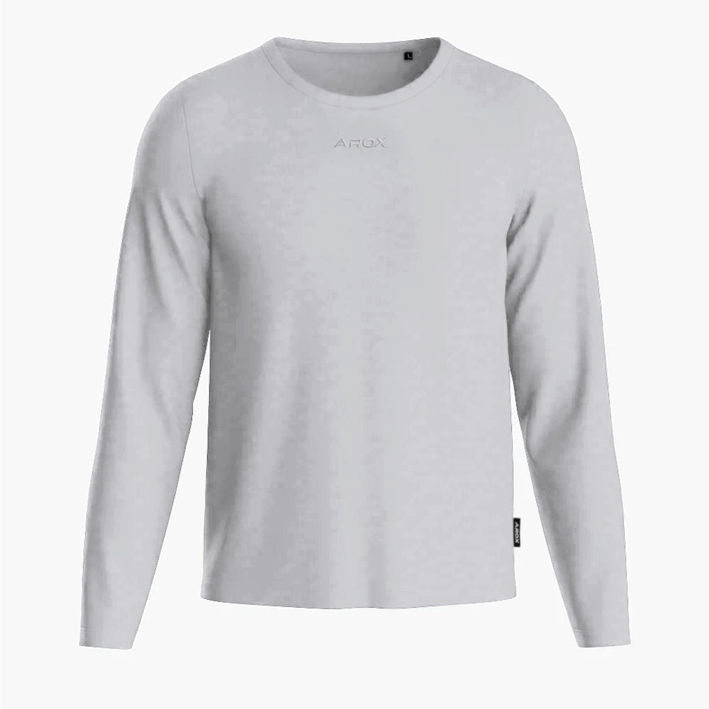 SportsTech herre langærmet (light grey)