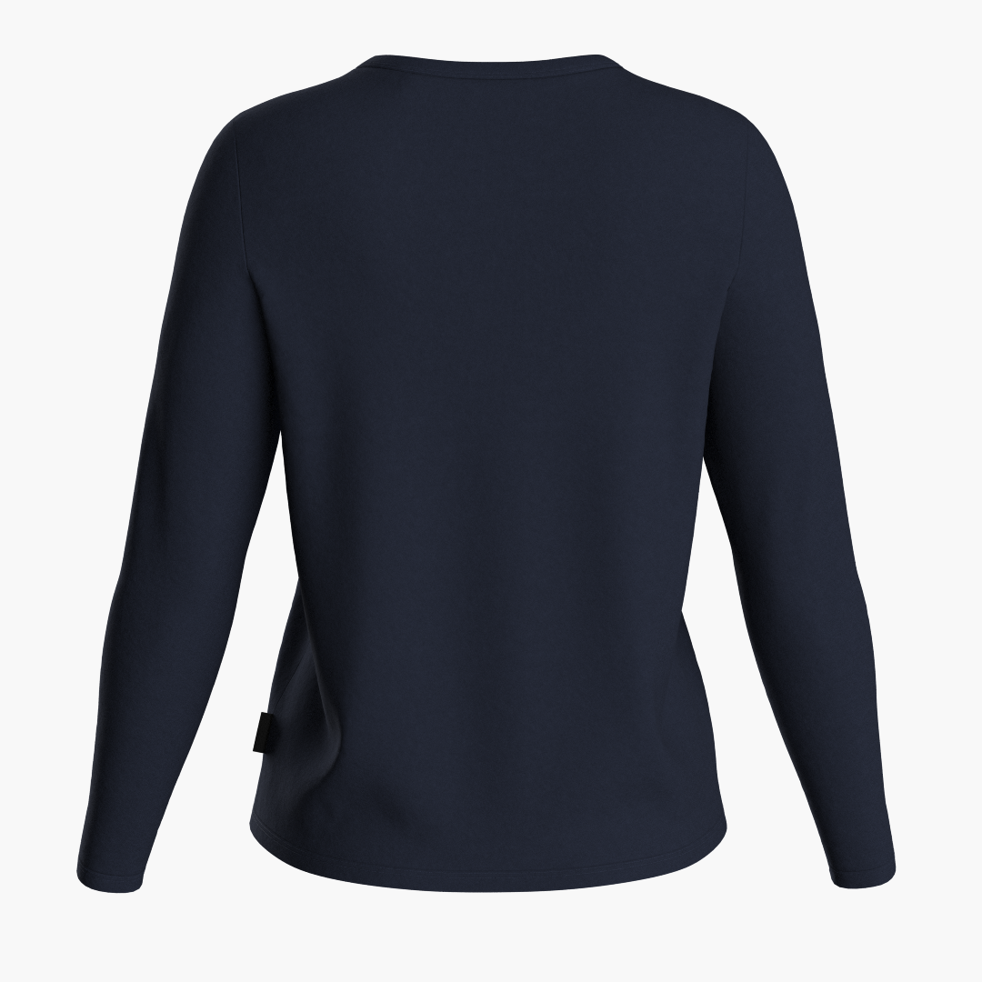 SportsTech kvinde langærmet (Deep navy)