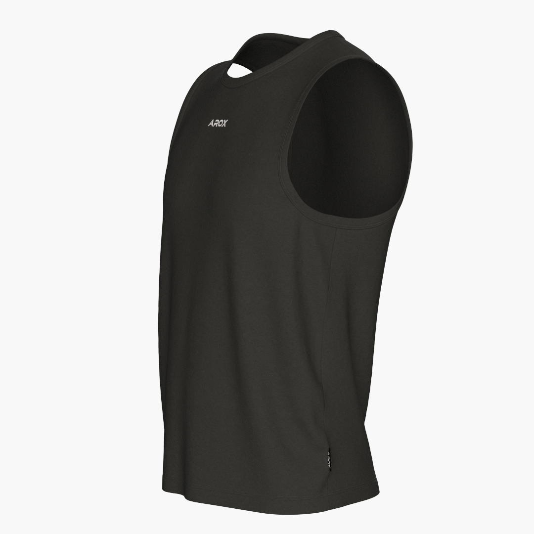 SportsTech herre no-sleeve (Dark grey)