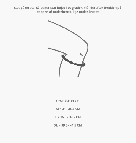 5 MM - Hybrid knæbind sort