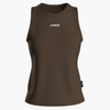 SportsTech kvinde lang top (Dark brown)