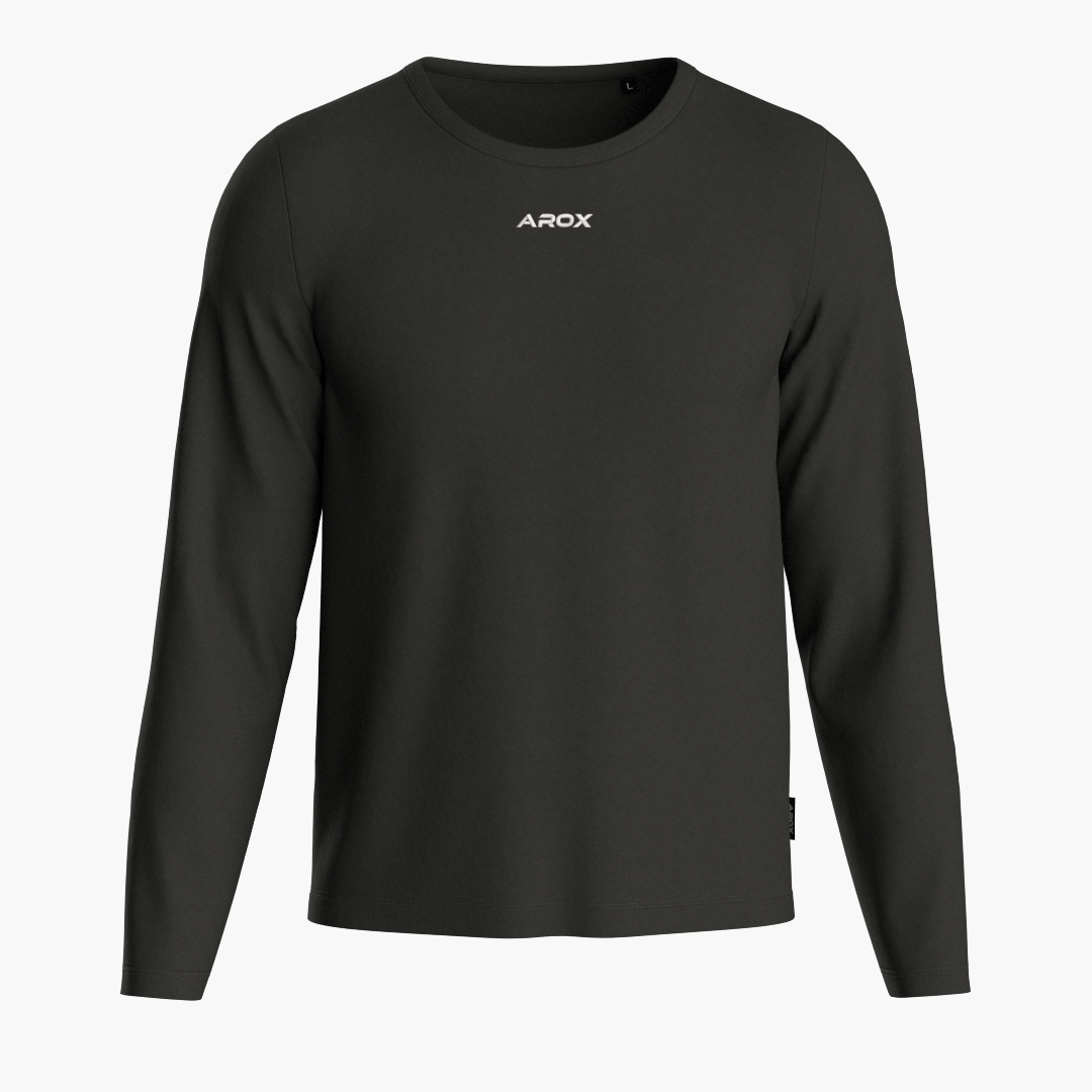 SportsTech herre langærmet (Dark grey)