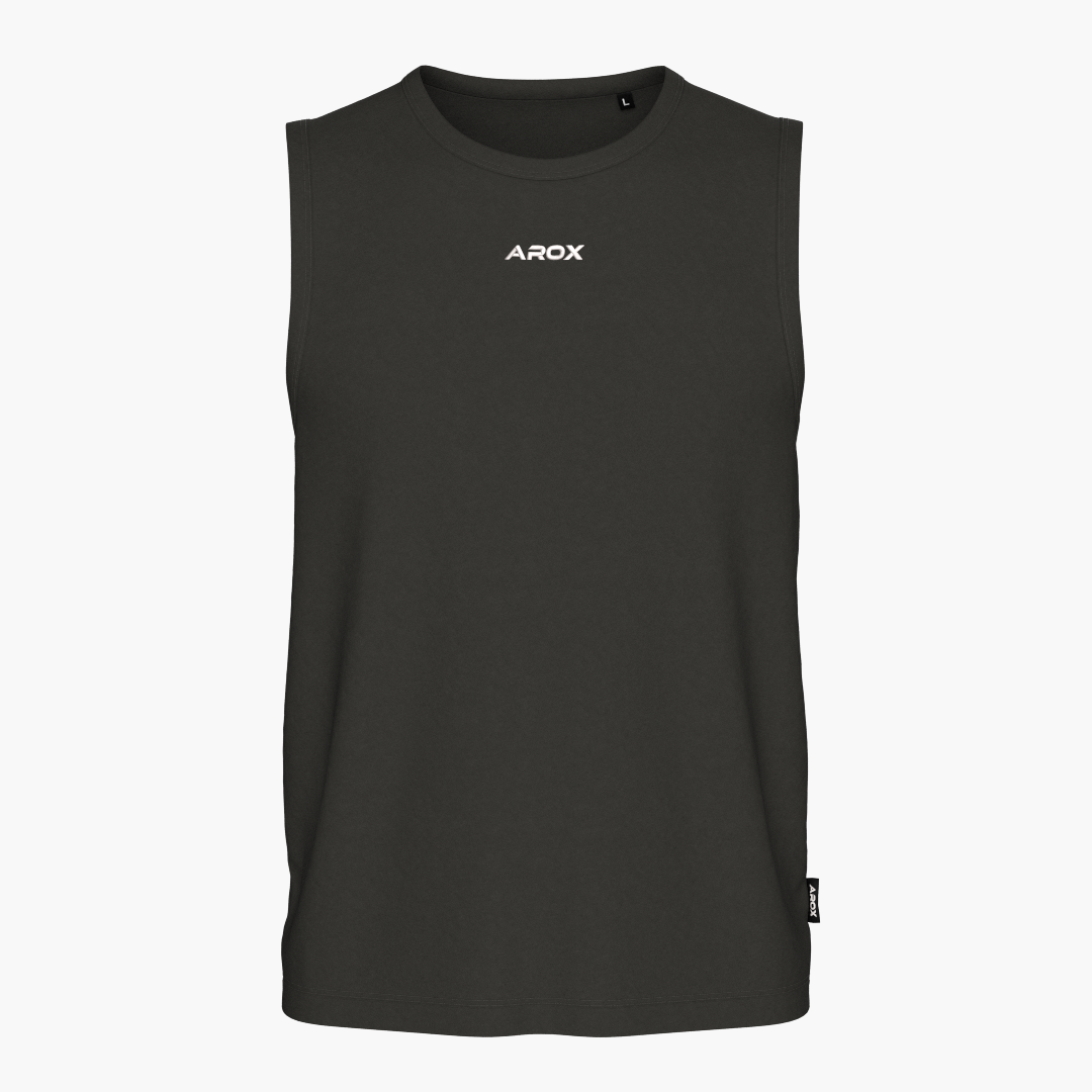 SportsTech herre no-sleeve (Dark grey)